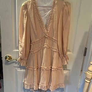 Pink flowy dress from Polly in size US 4